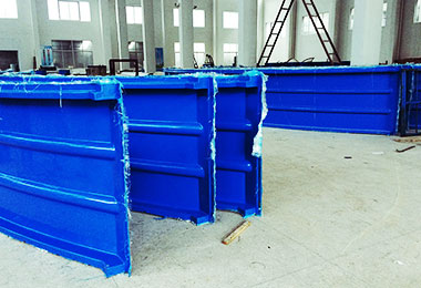 车间生物除臭玻璃钢盖板管道弯头